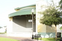 Tapered Standing Seam in Forest Green – Losner Park Stage, Homestead, FL